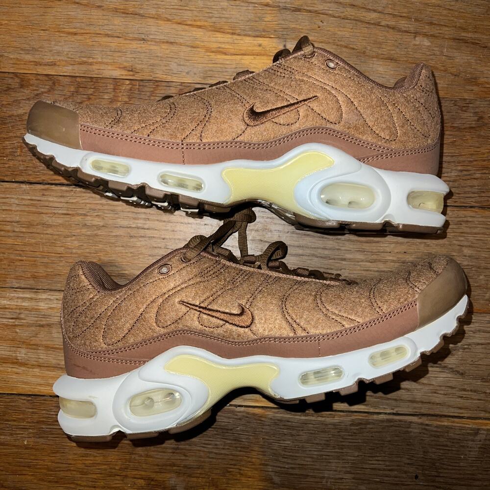 Nike Air Max Plus Quilted Ale Brown Men Size 8.5/Women 10 RARE.PRM.NWB.DS